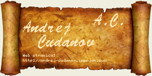 Andrej Čudanov vizit kartica